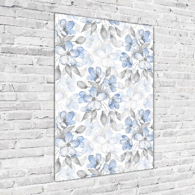 Staand plexiglas foto Bloemenpatroon