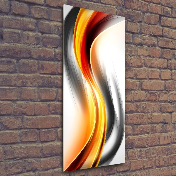 Staand foto op plexiglas Abstracte golven