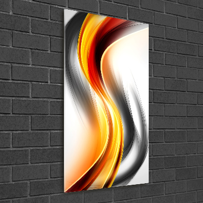 Staand foto op plexiglas Abstracte golven