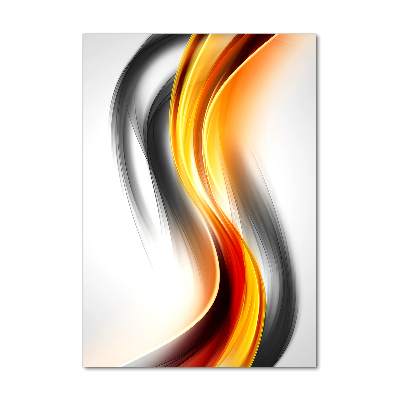 Staand foto op plexiglas Abstracte golven