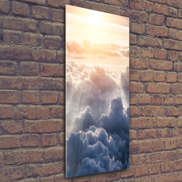 Staand foto in plexiglas Vliegen boven de wolken