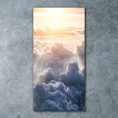 Staand foto in plexiglas Vliegen boven de wolken