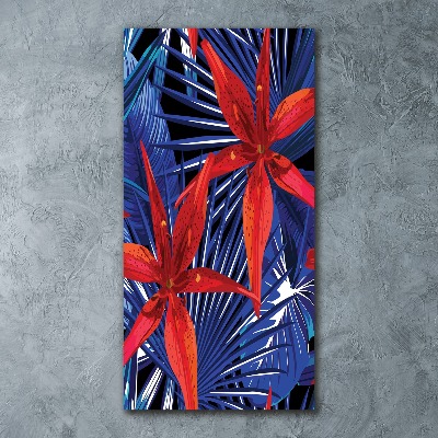 Staand foto plexiglas Tropische bloemen