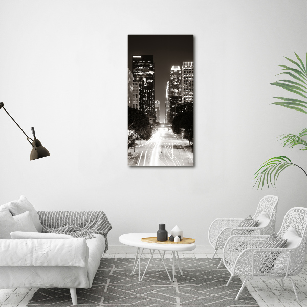 Staand plexiglas foto Los Angeles 's nachts