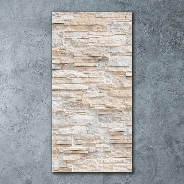 Staand foto in plexiglas Bakstenen muur