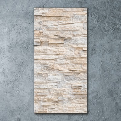 Staand foto in plexiglas Bakstenen muur