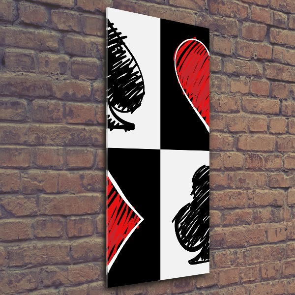 Staand plexiglas foto Kaartkleuren