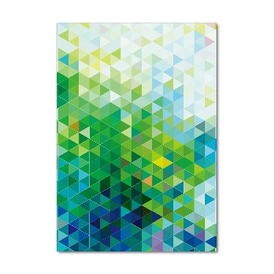 Staand foto op plexiglas Abstracte driehoeken