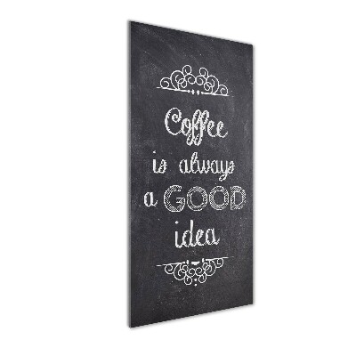 Staand foto in plexiglas Koffiecollage