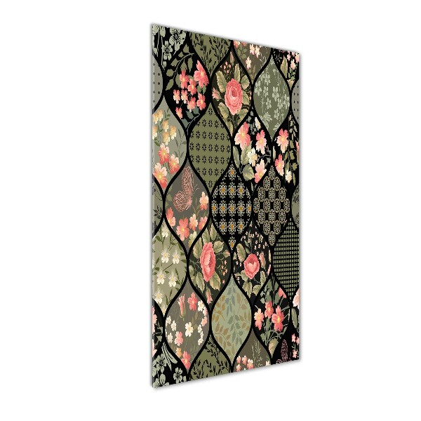 Staand foto plexiglas Bloemenpatroon