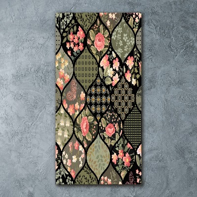 Staand foto plexiglas Bloemenpatroon