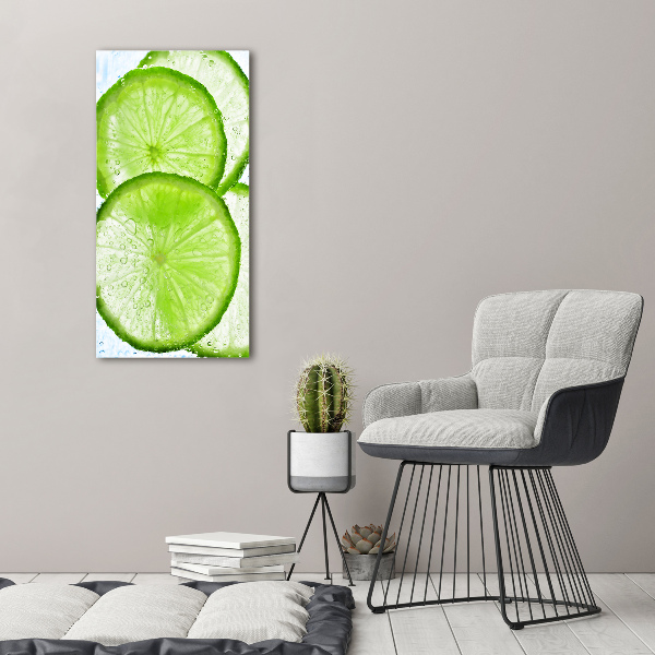 Staand foto plexiglas Kalk onder water