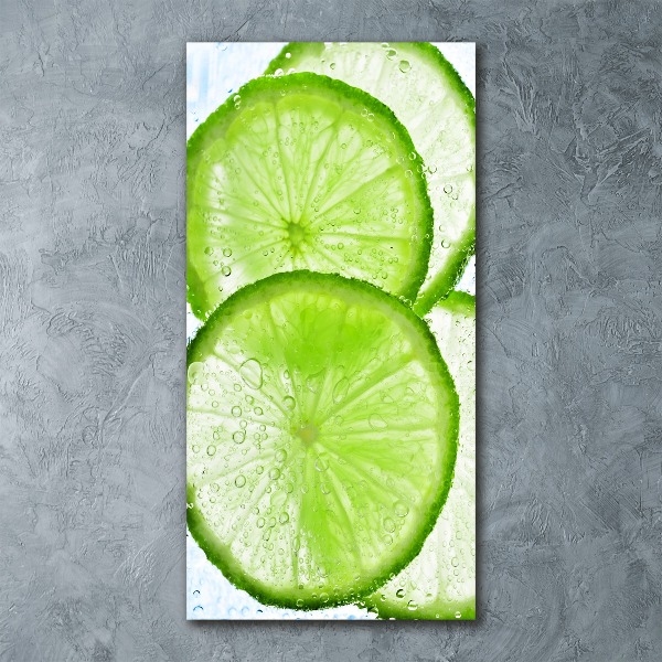 Staand foto plexiglas Kalk onder water