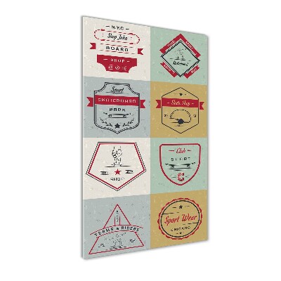 Staand foto in plexiglas Skateboardborden