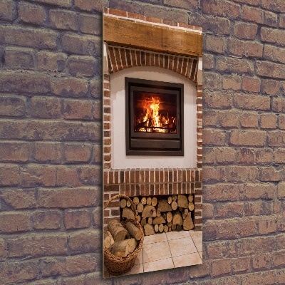 Staand foto op plexiglas Haard