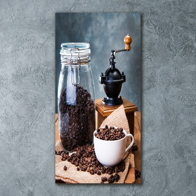 Staand foto in plexiglas Koffiemolen