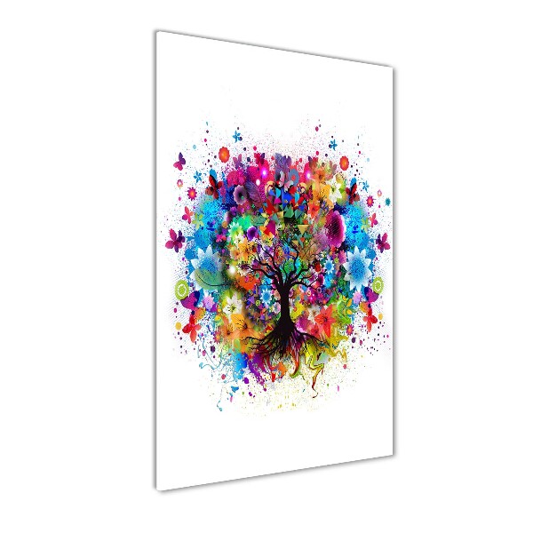 Staand foto op plexiglas Abstracte boom