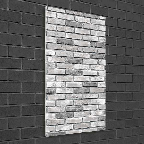 Staand foto op plexiglas Bakstenen muur