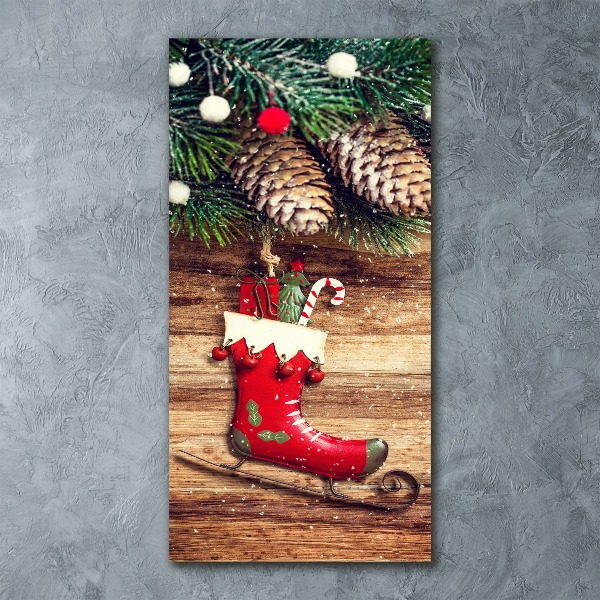 Staand foto in plexiglas Kerstversieringen