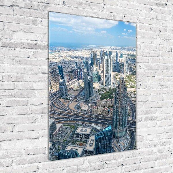 Foto obraz szkło akryl pionowy Drapacze chmur