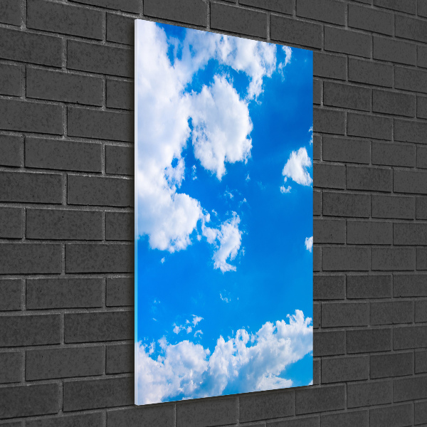 Staand foto in plexiglas Wolken aan de hemel