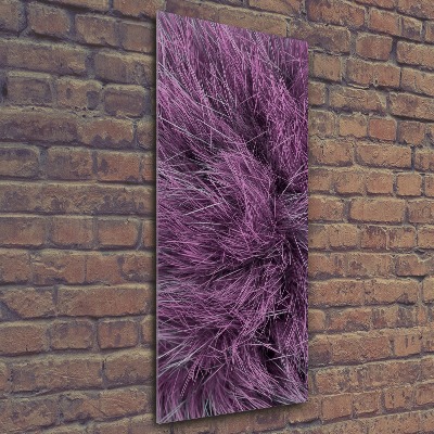 Staand foto plexiglas Roze bont