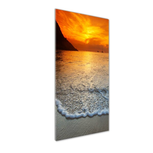 Staand foto op plexiglas Zonsondergang