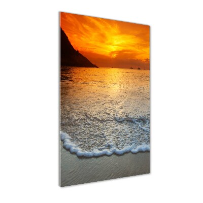 Staand foto op plexiglas Zonsondergang