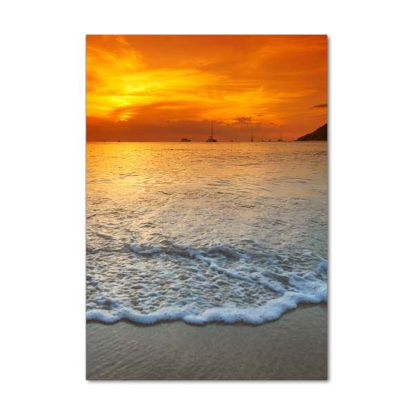 Staand foto op plexiglas Zonsondergang