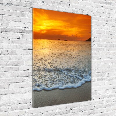 Staand foto op plexiglas Zonsondergang