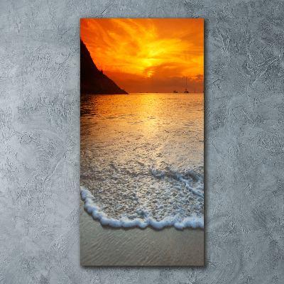 Staand foto op plexiglas Zonsondergang