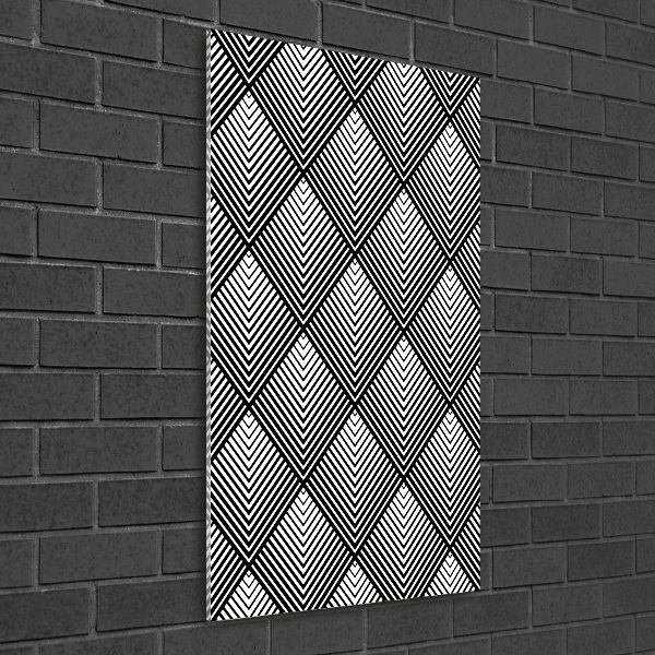 Staand foto in plexiglas Geometrische achtergrond