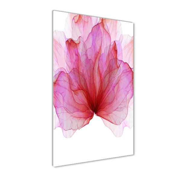 Staand foto plexiglas Roze bloem