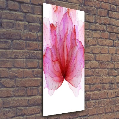 Staand foto plexiglas Roze bloem