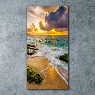 Staand foto in plexiglas Zonsondergang aan zee