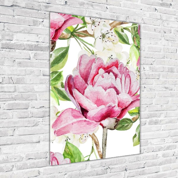 Staand foto plexiglas Pioen