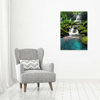 Staand foto plexiglas Waterval in de jungle