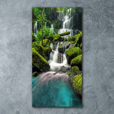 Staand foto plexiglas Waterval in de jungle