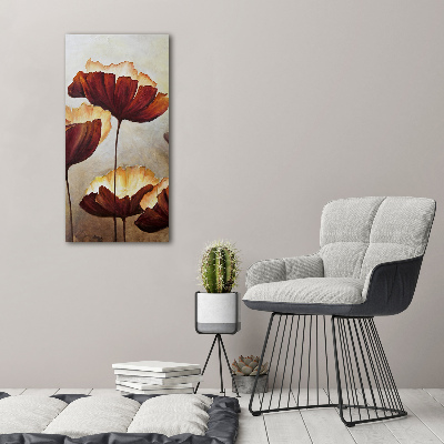 Staand foto op plexiglas Klaprozen