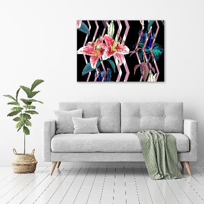 Foto canvas Tropische lelie