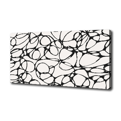 Foto obraz na płótnie Chaotyczne kółka