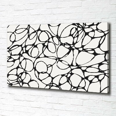 Foto obraz na płótnie Chaotyczne kółka