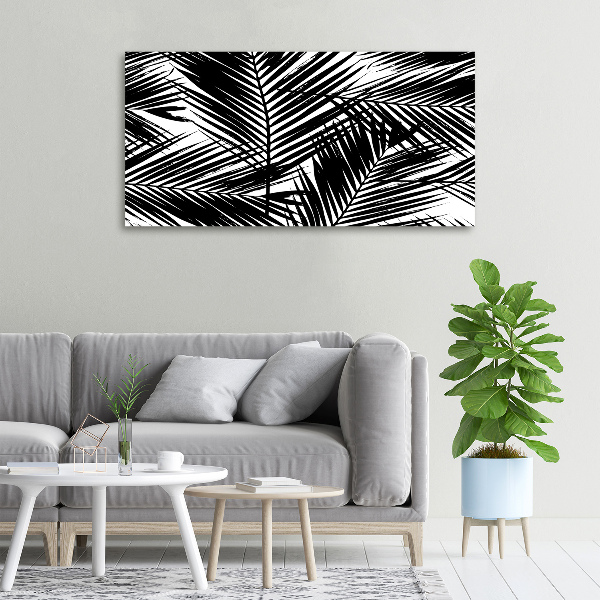 Foto op canvas Palmbladeren