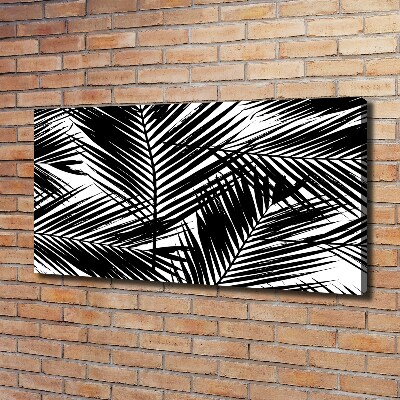 Duży Foto obraz na płótnie Liście palmy