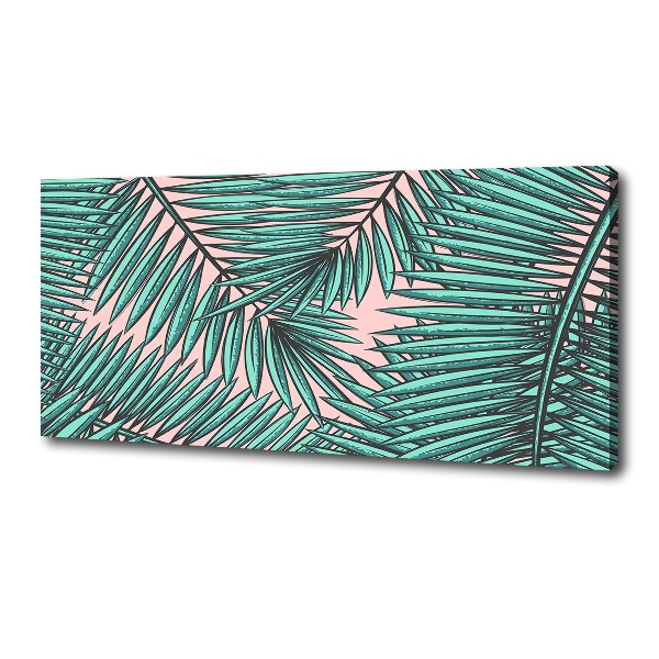 Canvas foto Palmbladeren