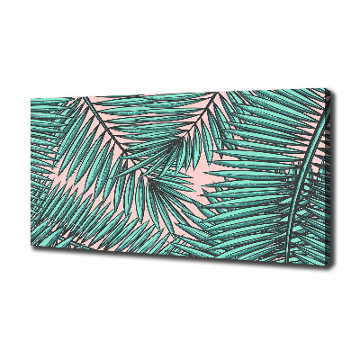 Canvas foto Palmbladeren