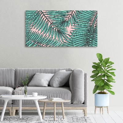 Canvas foto Palmbladeren