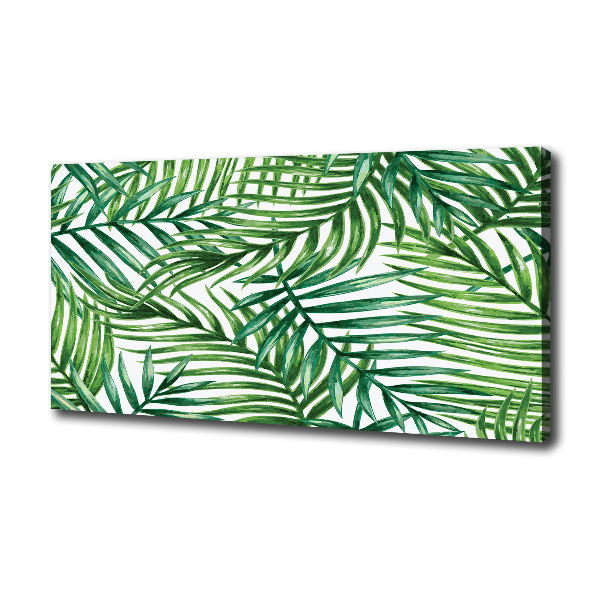Schilderij op canvas Palmbladeren