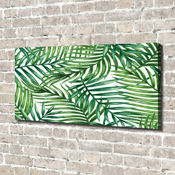 Schilderij op canvas Palmbladeren