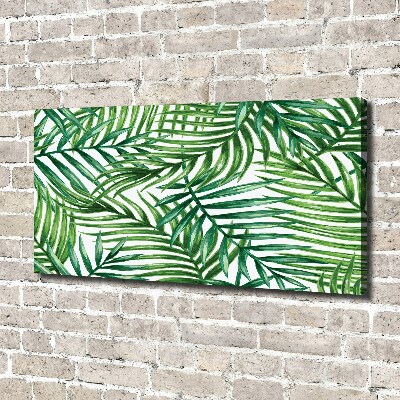 Schilderij op canvas Palmbladeren